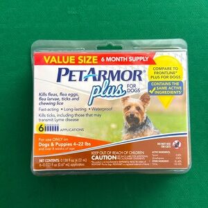 Pet Armor Plus for dogs & puppies 4-22 lbs.